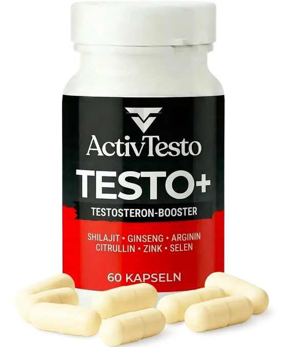 Bottle of ActivTesto TESTO+, 60 capsules