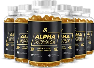 6-bottle pack of Alpha Surge