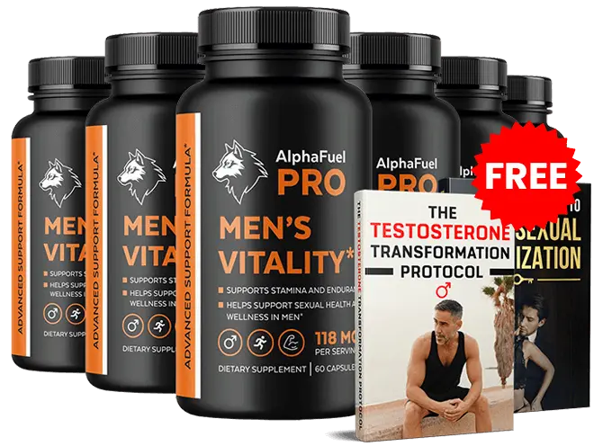 Six bottles of AlphaFuel Pro, the 6-month pack