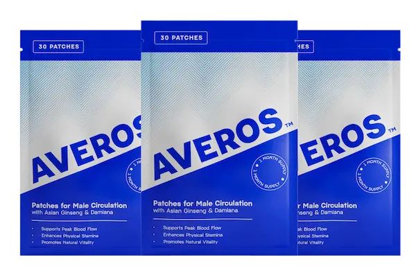 Three pouches of Averos patches